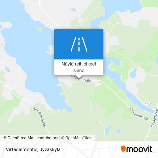 Virtasalmentie kartta