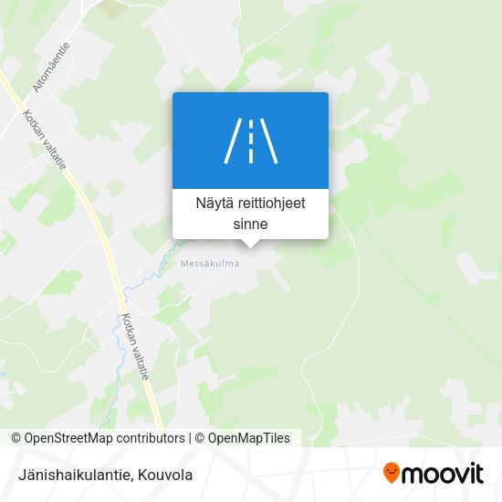 Jänishaikulantie kartta