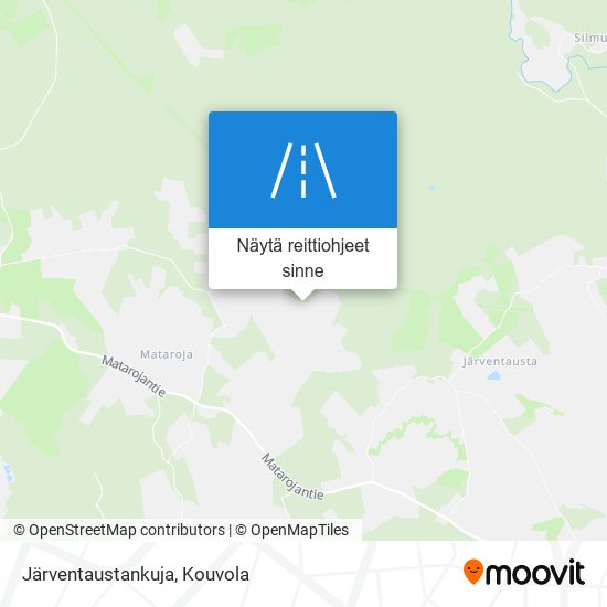 Järventaustankuja kartta