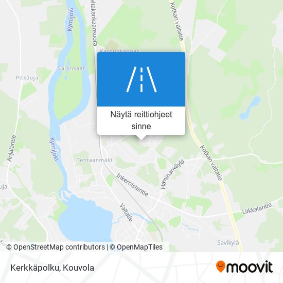 Kerkkäpolku kartta