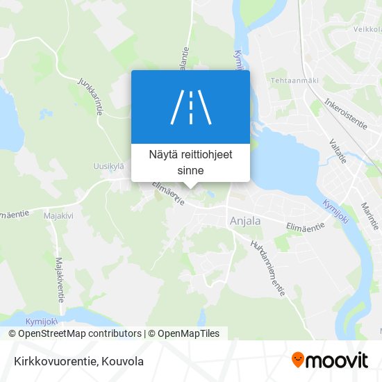 Kirkkovuorentie kartta