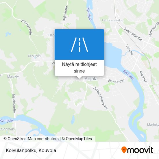 Koivulanpolku kartta