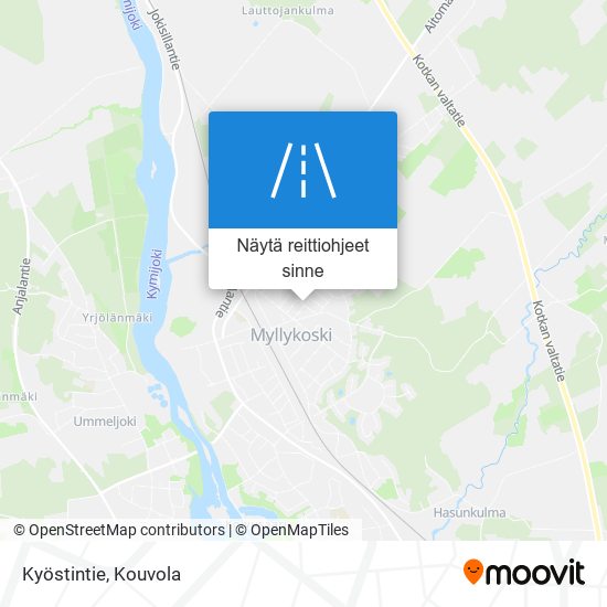 Kyöstintie kartta