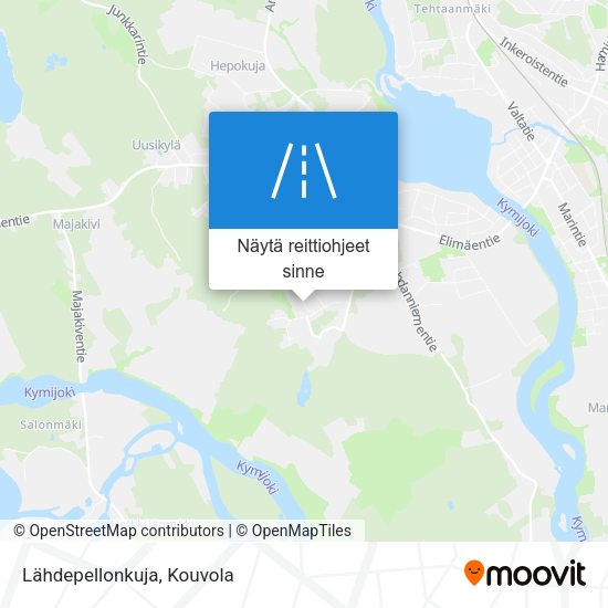 Lähdepellonkuja kartta