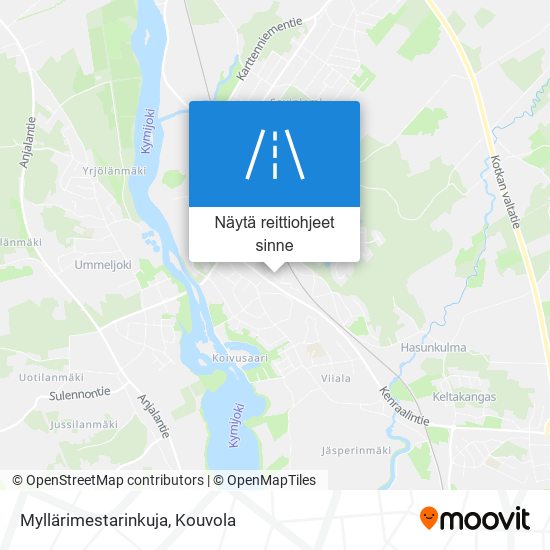 Myllärimestarinkuja kartta