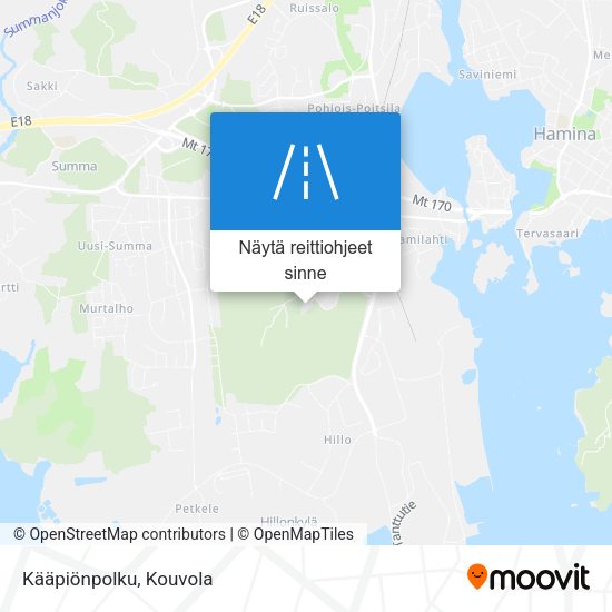 Kääpiönpolku kartta