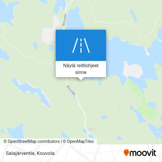 Salajärventie kartta