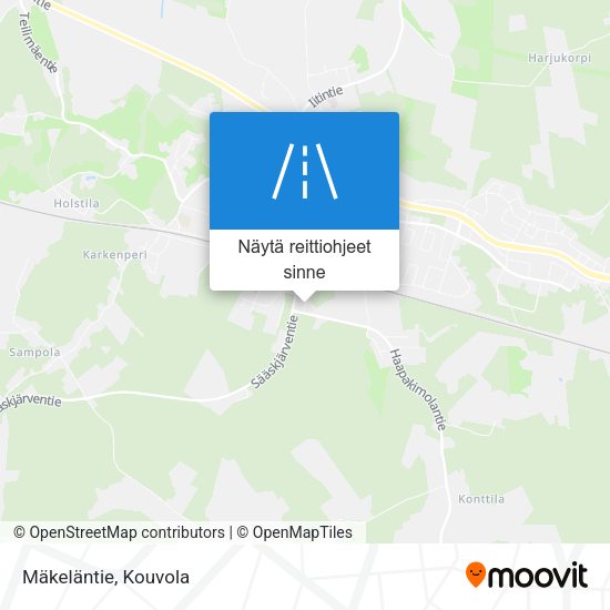 Mäkeläntie kartta