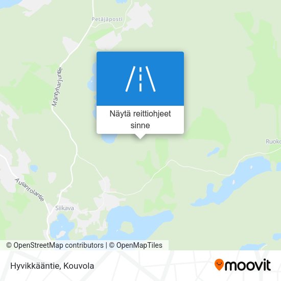 Hyvikkääntie kartta