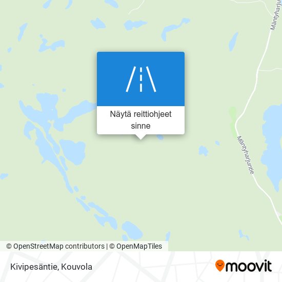 Kivipesäntie kartta