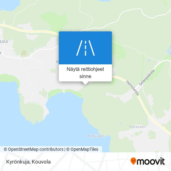 Kyrönkuja kartta