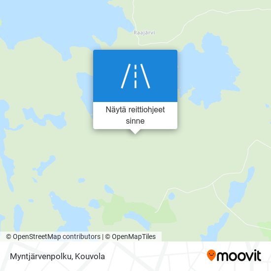 Myntjärvenpolku kartta
