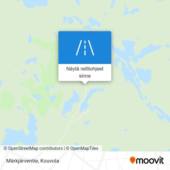 Märkjärventie kartta