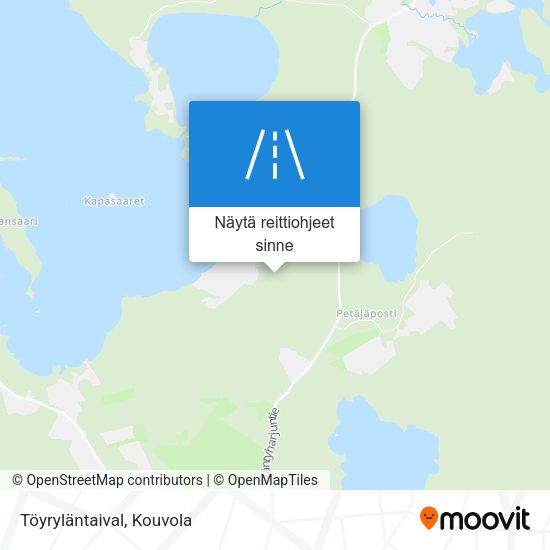 Töyryläntaival kartta