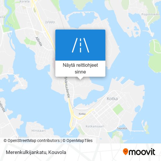 Merenkulkijankatu kartta