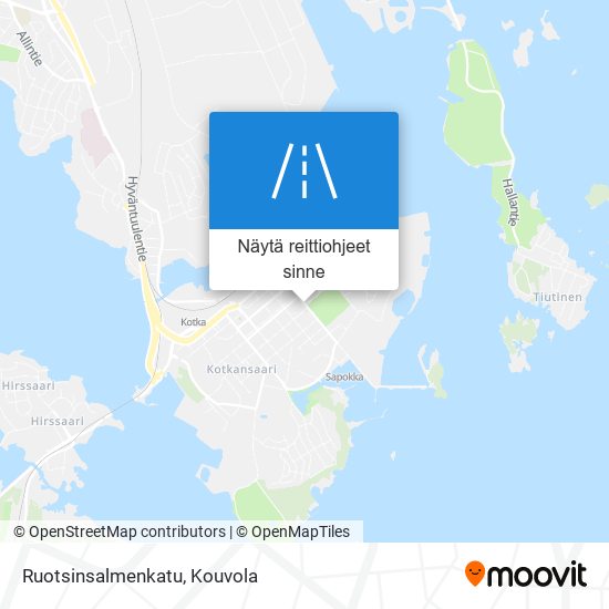 Ruotsinsalmenkatu kartta