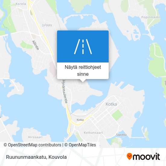 Ruununmaankatu kartta