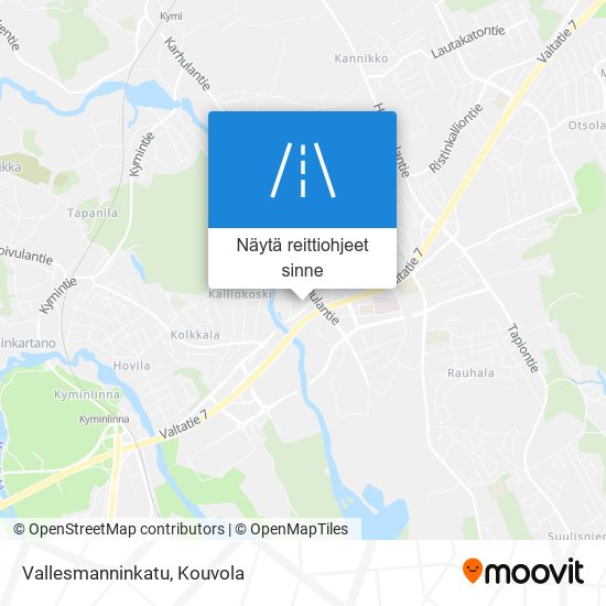 Vallesmanninkatu kartta