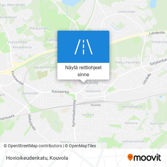 Hovioikeudenkatu kartta