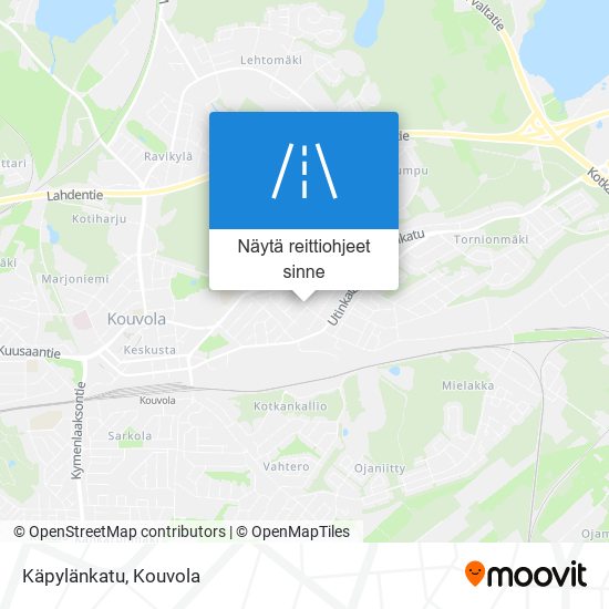 Käpylänkatu kartta