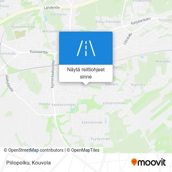 Piilopolku kartta