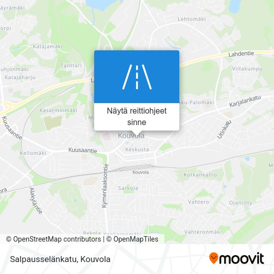 Salpausselänkatu kartta