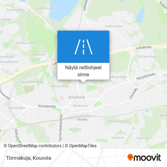 Törmäkuja kartta