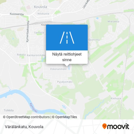 Värälänkatu kartta