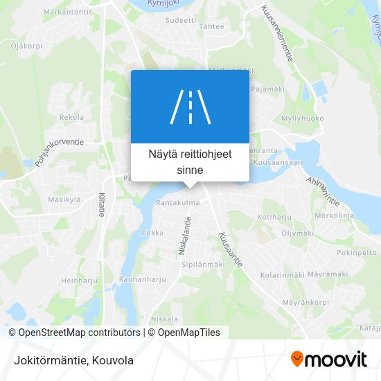 Jokitörmäntie kartta