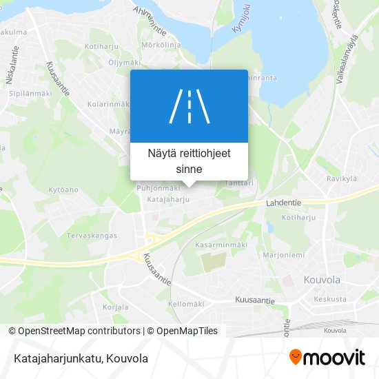 Katajaharjunkatu kartta