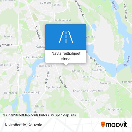 Kivimäentie kartta