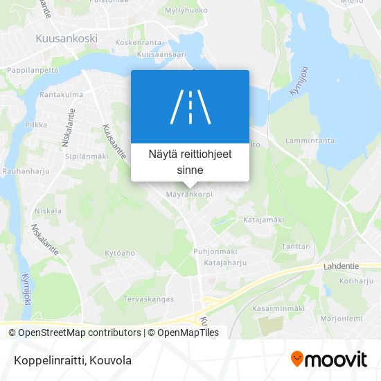 Koppelinraitti kartta