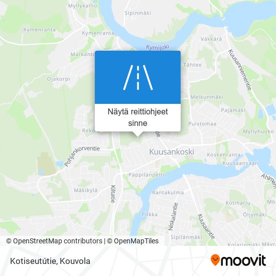 Kotiseutútie kartta