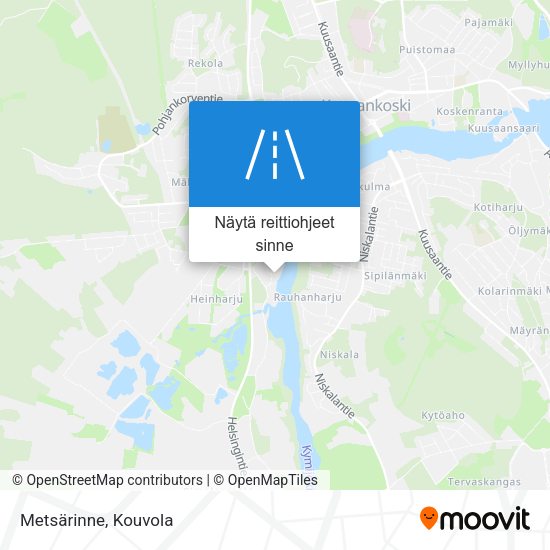 Metsärinne kartta