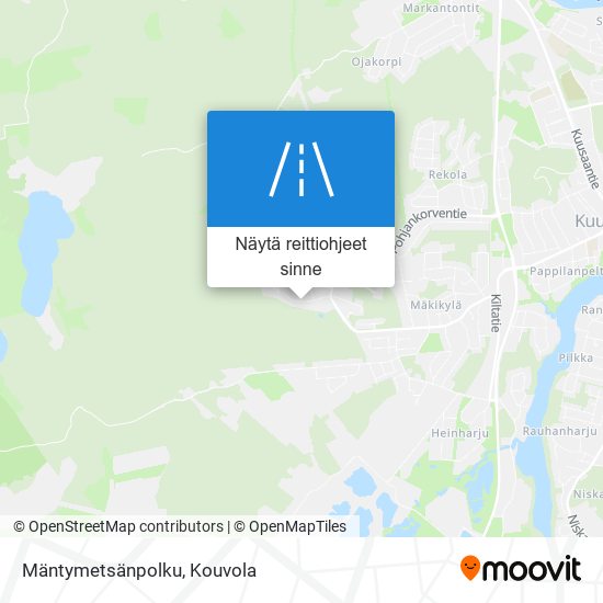 Mäntymetsänpolku kartta