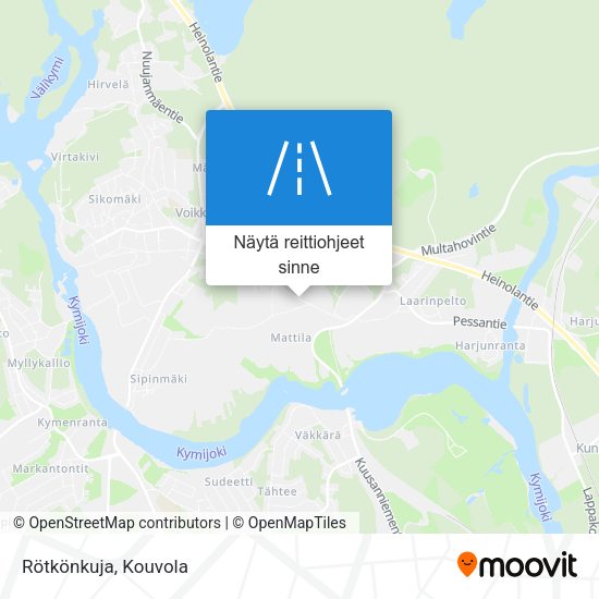 Rötkönkuja kartta