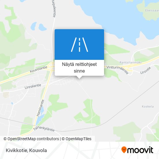 Kivikkotie kartta