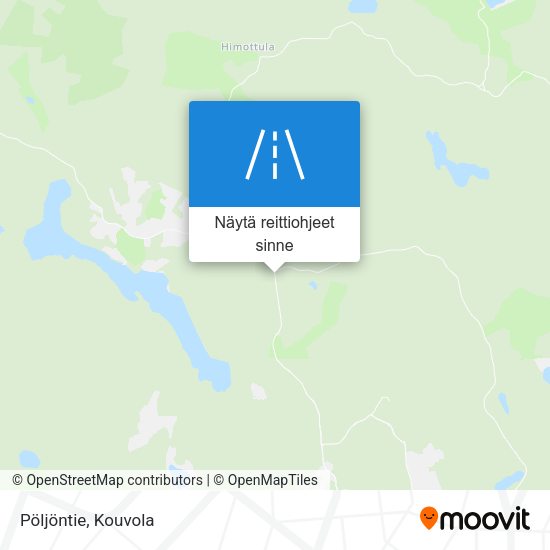 Pöljöntie kartta