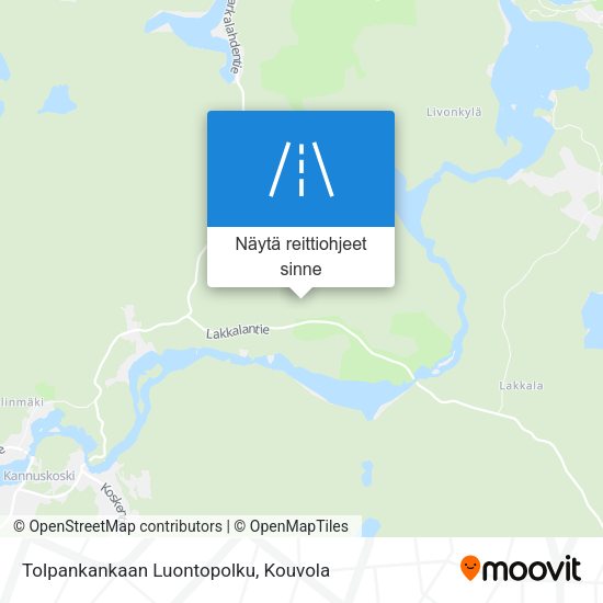 Tolpankankaan Luontopolku kartta
