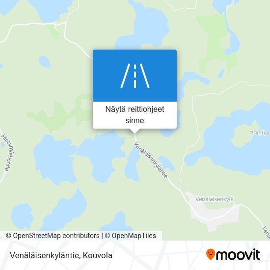 Venäläisenkyläntie kartta