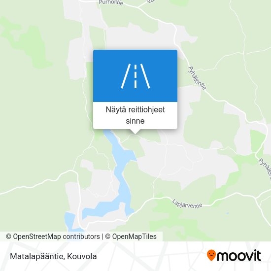 Matalapääntie kartta