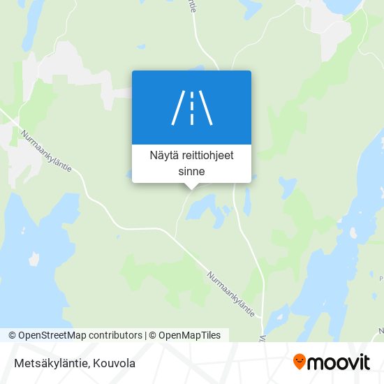 Metsäkyläntie kartta