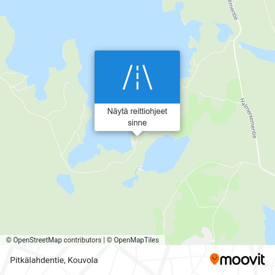 Pitkälahdentie kartta