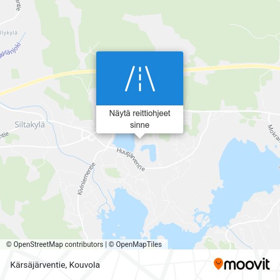 Kärsäjärventie kartta