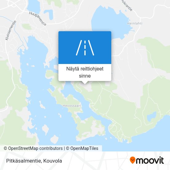 Pitkäsalmentie kartta
