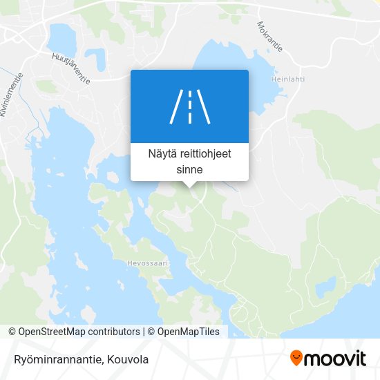 Ryöminrannantie kartta