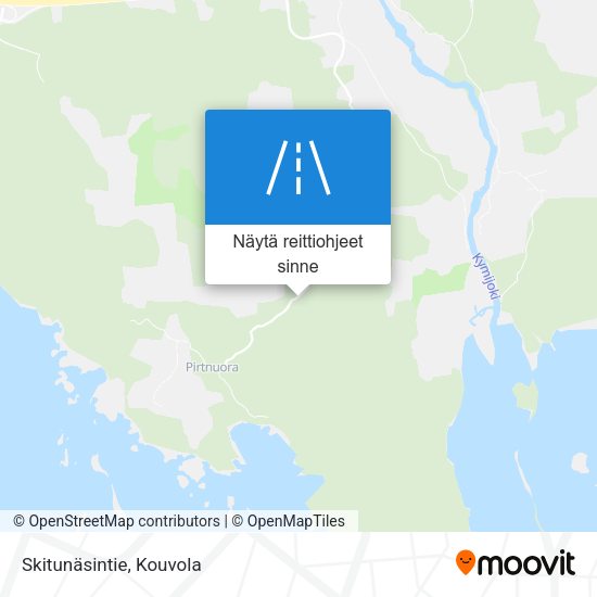 Skitunäsintie kartta