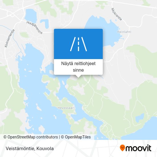 Veistämöntie kartta