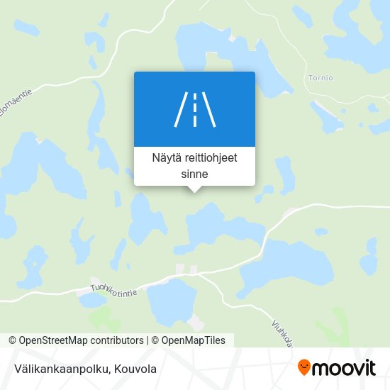 Välikankaanpolku kartta