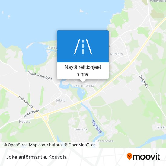 Jokelantörmäntie kartta